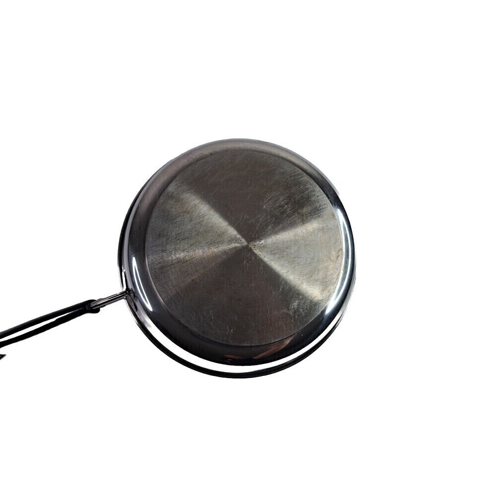 Revere Ware 10 inch Skillet Pan Stainless Steel Disk Bottom Tri-Ply - Picture 4 of 5